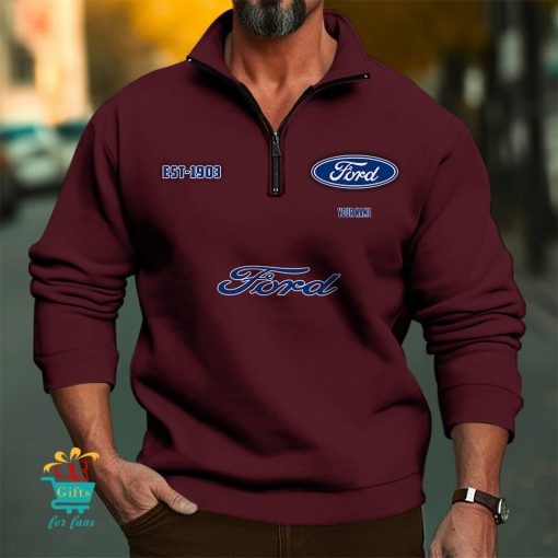 Ford Custom Name New Edition Zipper Sweatshirt