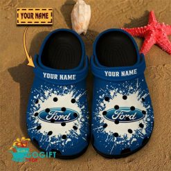 Ford Custom Name Special Edition BW Crocs