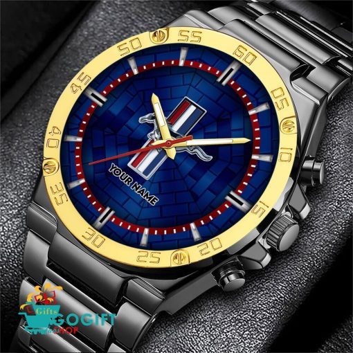 Ford Mustang Custom Name Limited Edition SteelStorm Watch