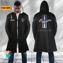 Ford Mustang Custom Name New Edition Hooded Overcoat