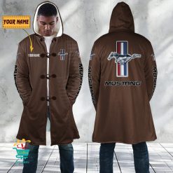 Ford Mustang Custom Name New Edition Hooded Overcoat