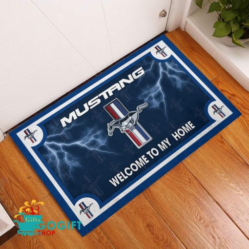 Ford Mustang Custom Name Rubber Doormat