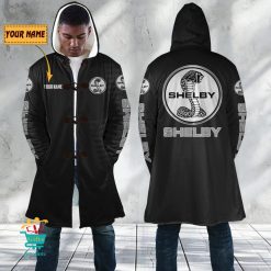Ford Shelby Custom Name New Edition Hooded Overcoat