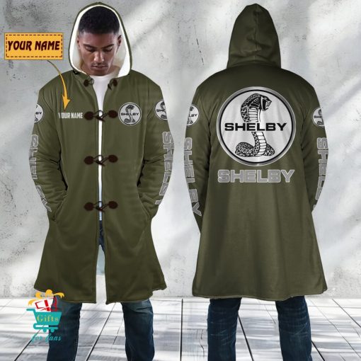 Ford Shelby Custom Name New Edition Hooded Overcoat
