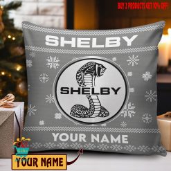Ford Shelby Custom Name Special Edition Square Pillow Case