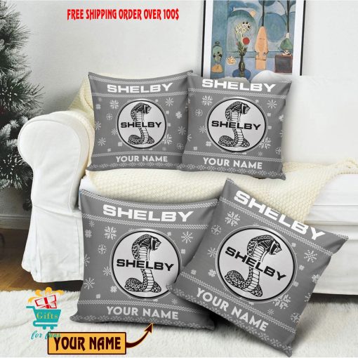Ford Shelby Custom Name Special Edition Square Pillow Case