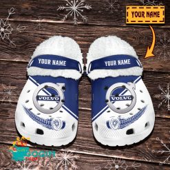 Volvo Custom Name New Edition Fleece Crocs