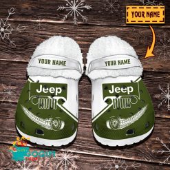 Jeep Custom Name Limited Edition Fleece Crocs