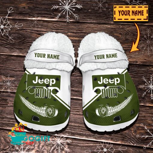 Jeep Custom Name Limited Edition Fleece Crocs