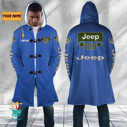 Jeep Custom Name New Edition Hooded Overcoat