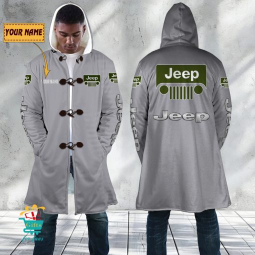 Jeep Custom Name New Edition Hooded Overcoat