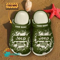 Jeep Custom Name Special Edition BW Crocs