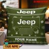 Jeep Custom Name Special Edition Square Pillow Case