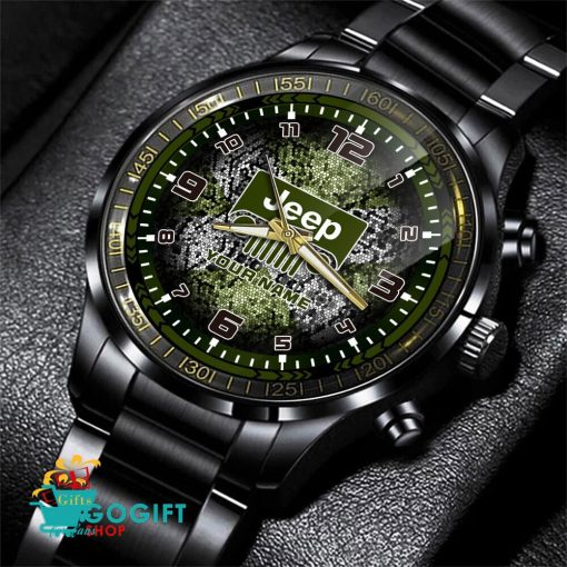 Jeep Custom Name Steel Watch