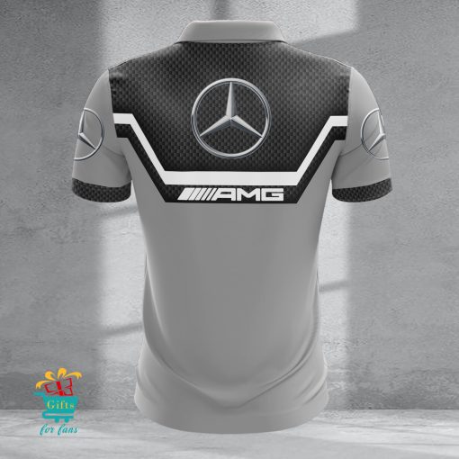Mercedes-AMG Custom Name New Design Zipper Polo Shirt