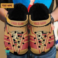 Porsche Custom Name Limited Edition Fleece Crocs