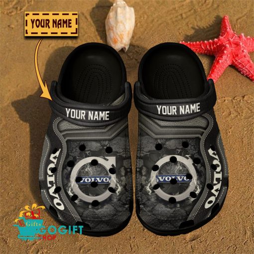 Volvo Custom Name Fan Edition BW Crocs