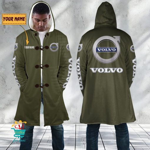 Volvo Custom Name New Edition Hooded Overcoat